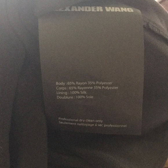 Alexander Wang black sheer overlay dress tunic - Picture 5 of 5